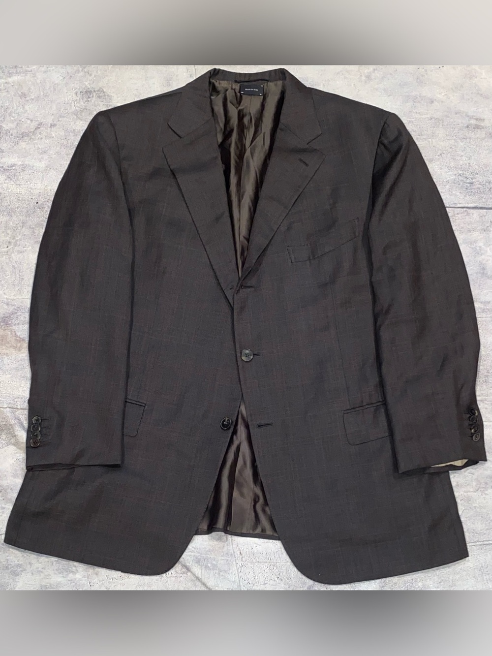 Zegna Couture XXX Bespoke Custom Glen Check Sport Coat Blazer Suit Jacket 44 Ita